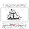 6 X 12 Full Size Aluminum License Plate for Cars and Trucks  Thumbnail