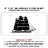 6 X 12 Full Size Aluminum License Plate for Cars and Trucks  Thumbnail