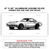 6 X 12 Full Size Aluminum License Plate for Cars and Trucks  Thumbnail