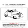 6 X 12 Full Size Aluminum License Plate for Cars and Trucks  Thumbnail
