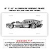 6 X 12 Full Size Aluminum License Plate for Cars and Trucks  Thumbnail