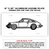 6 X 12 Full Size Aluminum License Plate for Cars and Trucks  Thumbnail
