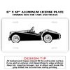 6 X 12 Full Size Aluminum License Plate for Cars and Trucks  Thumbnail