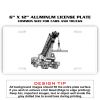 6 X 12 Full Size Aluminum License Plate for Cars and Trucks  Thumbnail
