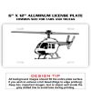 6 X 12 Full Size Aluminum License Plate for Cars and Trucks  Thumbnail