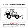 6 X 12 Full Size Aluminum License Plate for Cars and Trucks  Thumbnail