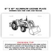 6 X 12 Full Size Aluminum License Plate for Cars and Trucks  Thumbnail