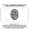 6 X 12 Full Size Aluminum License Plate for Cars and Trucks  Thumbnail