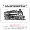 6 X 12 Full Size Aluminum License Plate for Cars and Trucks  Thumbnail