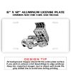 6 X 12 Full Size Aluminum License Plate for Cars and Trucks  Thumbnail