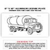 6 X 12 Full Size Aluminum License Plate for Cars and Trucks  Thumbnail