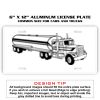 6 X 12 Full Size Aluminum License Plate for Cars and Trucks  Thumbnail