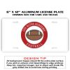 6 X 12 Full Size Aluminum License Plate for Cars and Trucks  Thumbnail