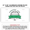 6 X 12 Full Size Aluminum License Plate for Cars and Trucks  Thumbnail