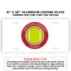 6 X 12 Full Size Aluminum License Plate for Cars and Trucks  Thumbnail