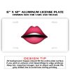6 X 12 Full Size Aluminum License Plate for Cars and Trucks  Thumbnail