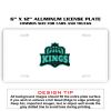 6 X 12 Full Size Aluminum License Plate for Cars and Trucks  Thumbnail
