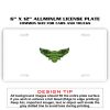 6 X 12 Full Size Aluminum License Plate for Cars and Trucks  Thumbnail
