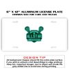 6 X 12 Full Size Aluminum License Plate for Cars and Trucks  Thumbnail