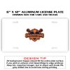 6 X 12 Full Size Aluminum License Plate for Cars and Trucks  Thumbnail