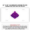6 X 12 Full Size Aluminum License Plate for Cars and Trucks  Thumbnail