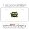 6 X 12 Full Size Aluminum License Plate for Cars and Trucks  Thumbnail