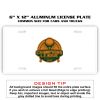6 X 12 Full Size Aluminum License Plate for Cars and Trucks  Thumbnail