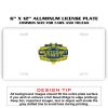 6 X 12 Full Size Aluminum License Plate for Cars and Trucks  Thumbnail