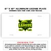 6 X 12 Full Size Aluminum License Plate for Cars and Trucks  Thumbnail