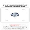 6 X 12 Full Size Aluminum License Plate for Cars and Trucks  Thumbnail