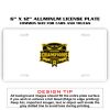6 X 12 Full Size Aluminum License Plate for Cars and Trucks  Thumbnail