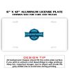 6 X 12 Full Size Aluminum License Plate for Cars and Trucks  Thumbnail