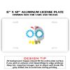 6 X 12 Full Size Aluminum License Plate for Cars and Trucks  Thumbnail