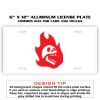 6 X 12 Full Size Aluminum License Plate for Cars and Trucks  Thumbnail