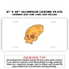 6 X 12 Full Size Aluminum License Plate for Cars and Trucks  Thumbnail