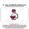 6 X 12 Full Size Aluminum License Plate for Cars and Trucks  Thumbnail