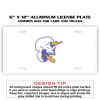 6 X 12 Full Size Aluminum License Plate for Cars and Trucks  Thumbnail