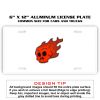 6 X 12 Full Size Aluminum License Plate for Cars and Trucks  Thumbnail