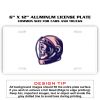 6 X 12 Full Size Aluminum License Plate for Cars and Trucks  Thumbnail