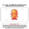 6 X 12 Full Size Aluminum License Plate for Cars and Trucks  Thumbnail