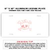 6 X 12 Full Size Aluminum License Plate for Cars and Trucks  Thumbnail
