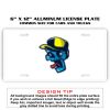 6 X 12 Full Size Aluminum License Plate for Cars and Trucks  Thumbnail