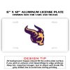 6 X 12 Full Size Aluminum License Plate for Cars and Trucks  Thumbnail