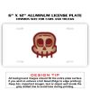 6 X 12 Full Size Aluminum License Plate for Cars and Trucks  Thumbnail