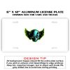 6 X 12 Full Size Aluminum License Plate for Cars and Trucks  Thumbnail