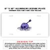 6 X 12 Full Size Aluminum License Plate for Cars and Trucks  Thumbnail