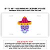 6 X 12 Full Size Aluminum License Plate for Cars and Trucks  Thumbnail