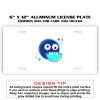 6 X 12 Full Size Aluminum License Plate for Cars and Trucks  Thumbnail
