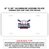 6 X 12 Full Size Aluminum License Plate for Cars and Trucks  Thumbnail