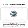 6 X 12 Full Size Aluminum License Plate for Cars and Trucks  Thumbnail